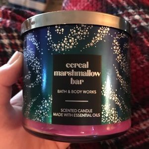 Cereal marshmallow bar candle bath body works